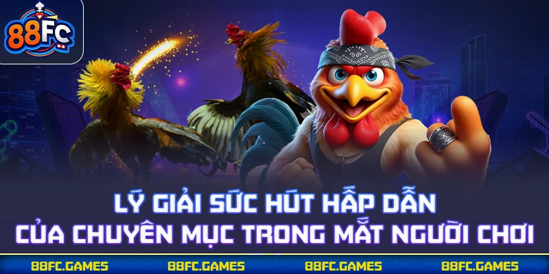 Lý giải sức hút hấp dẫn của chuyên mục trong mắt người chơi